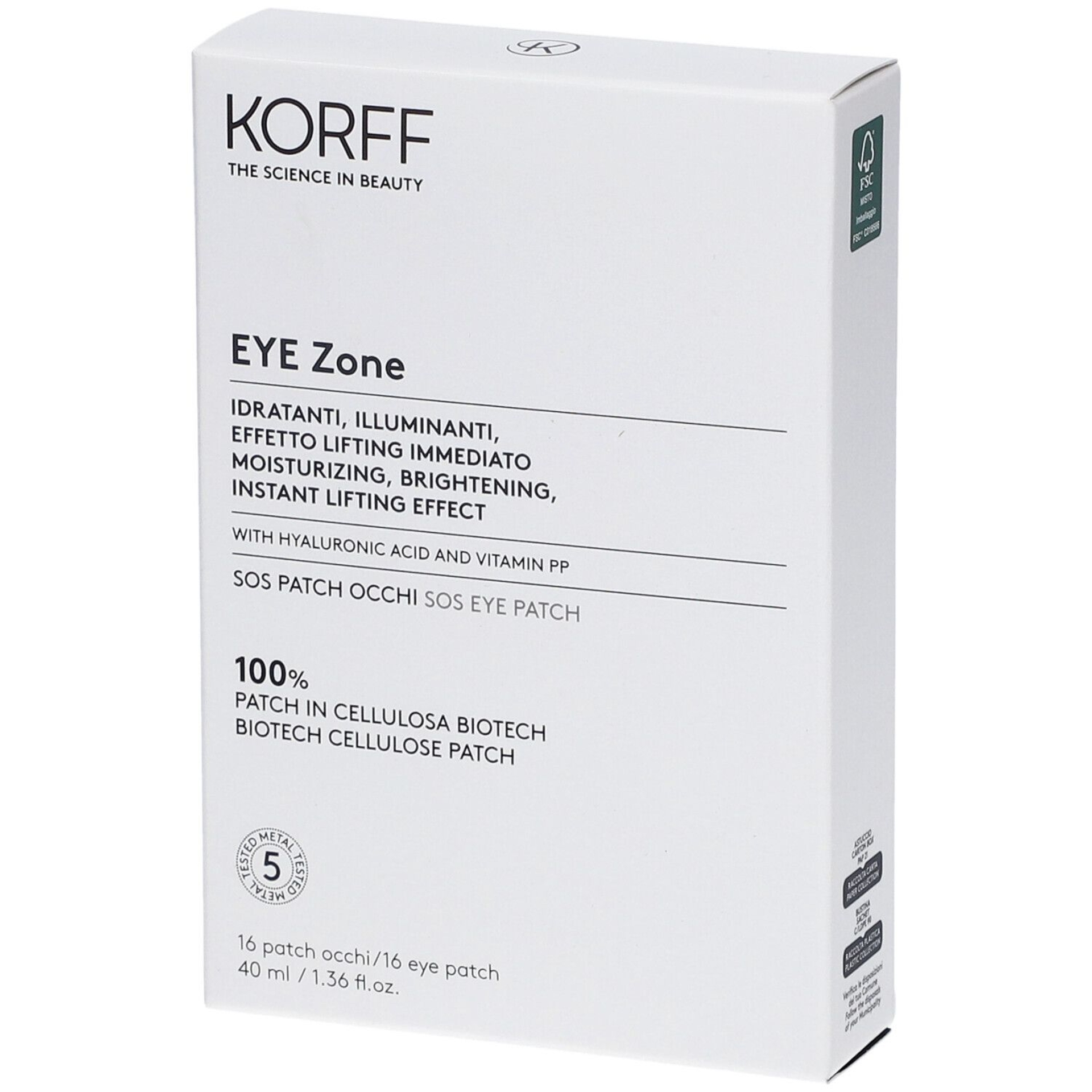 KORFF EYEZONE SOS EYE PATCH 8
