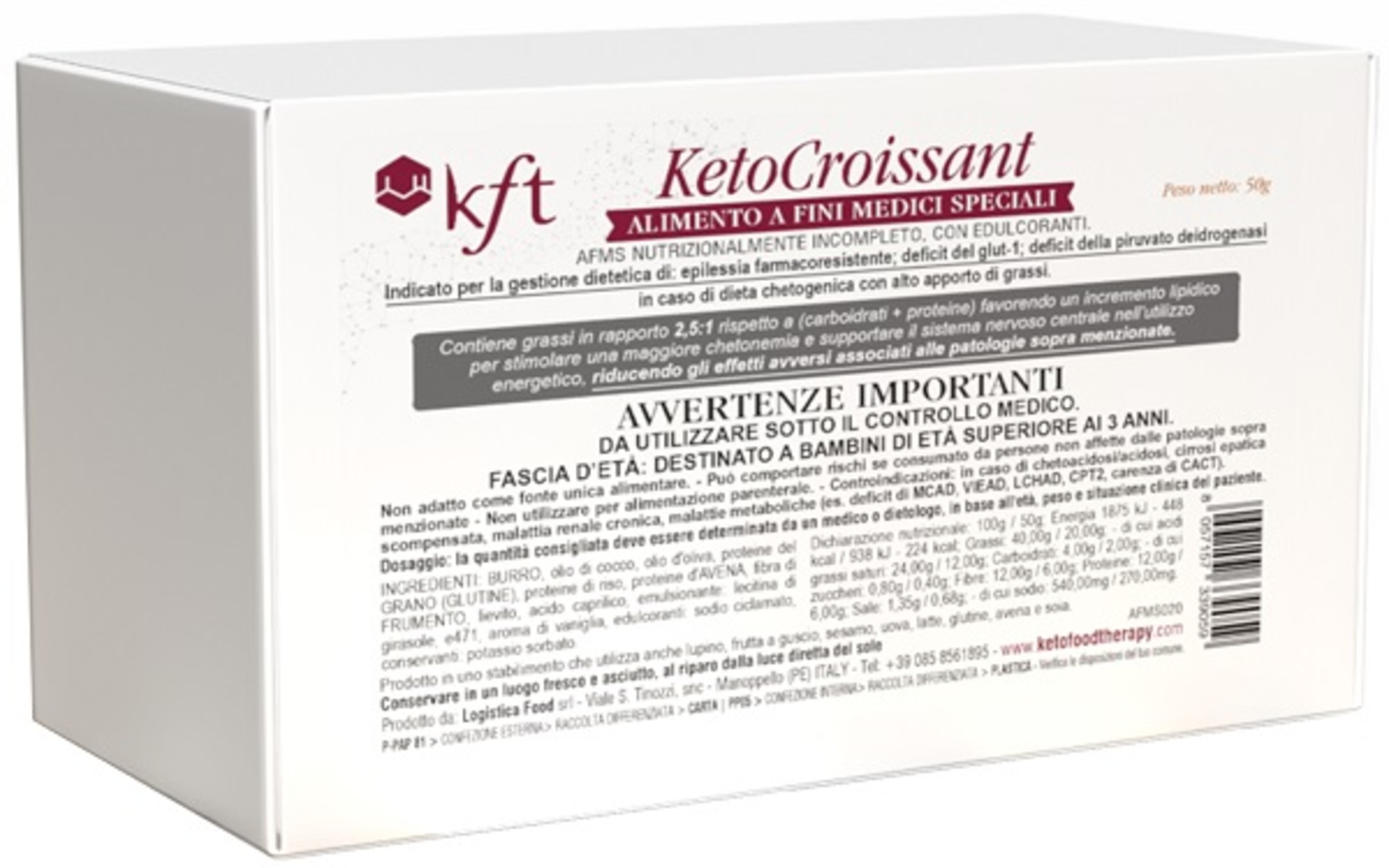 KFT KETOCROISSANT 2,5 1 50G