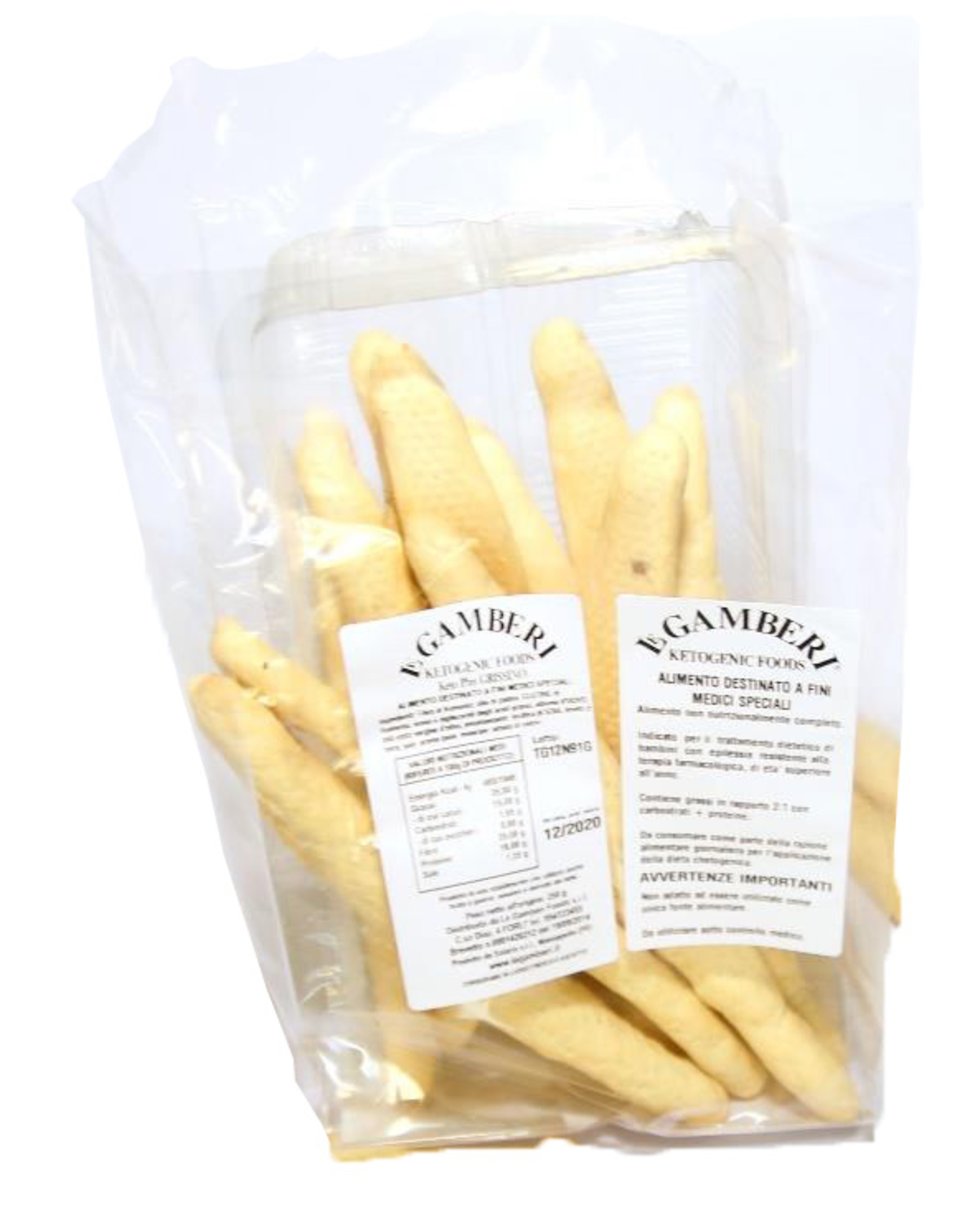 KETO PLUS GRISSINO 250G