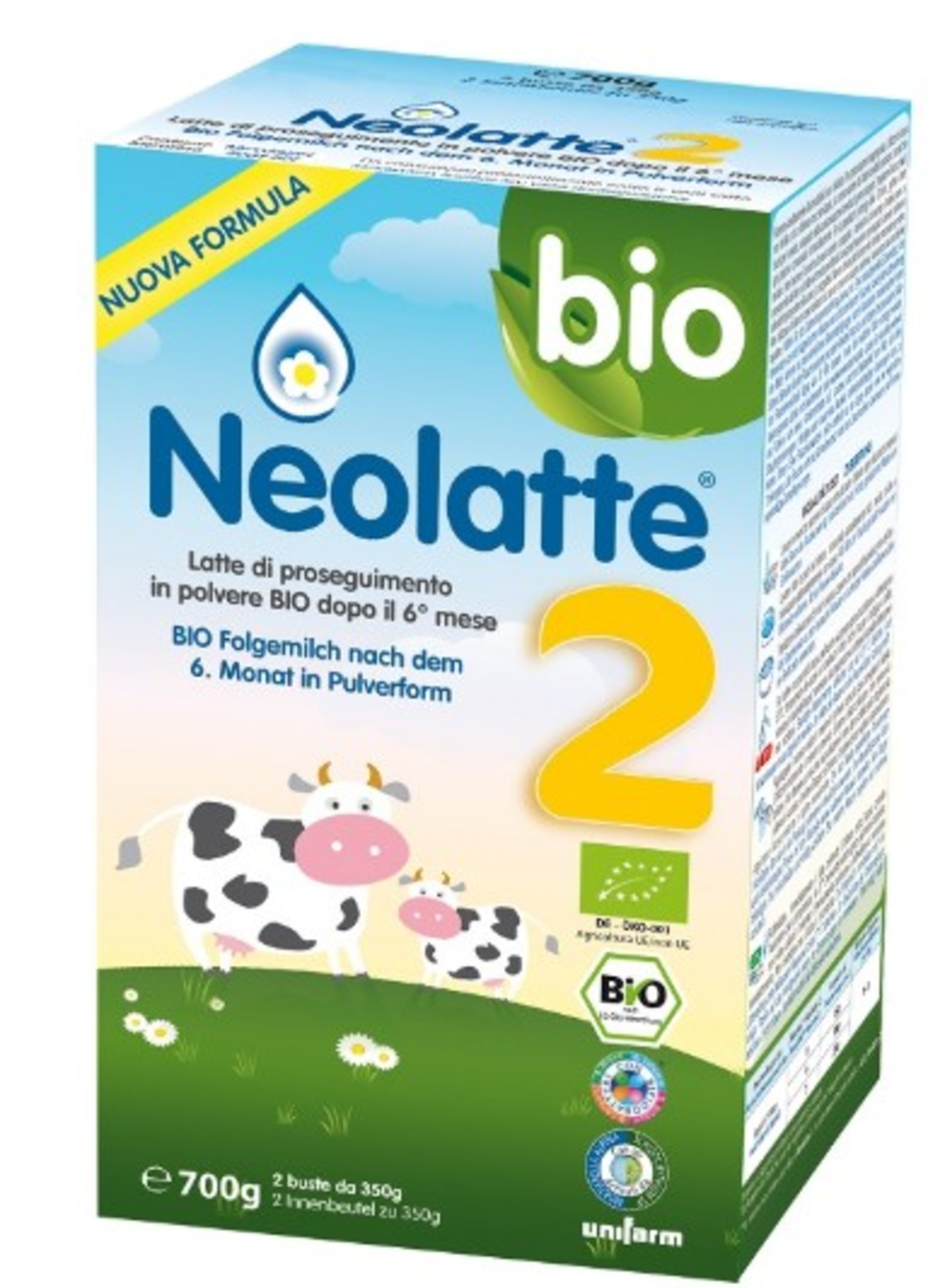 NEOLATTE 2 BIO ALGAL DHA2X350G