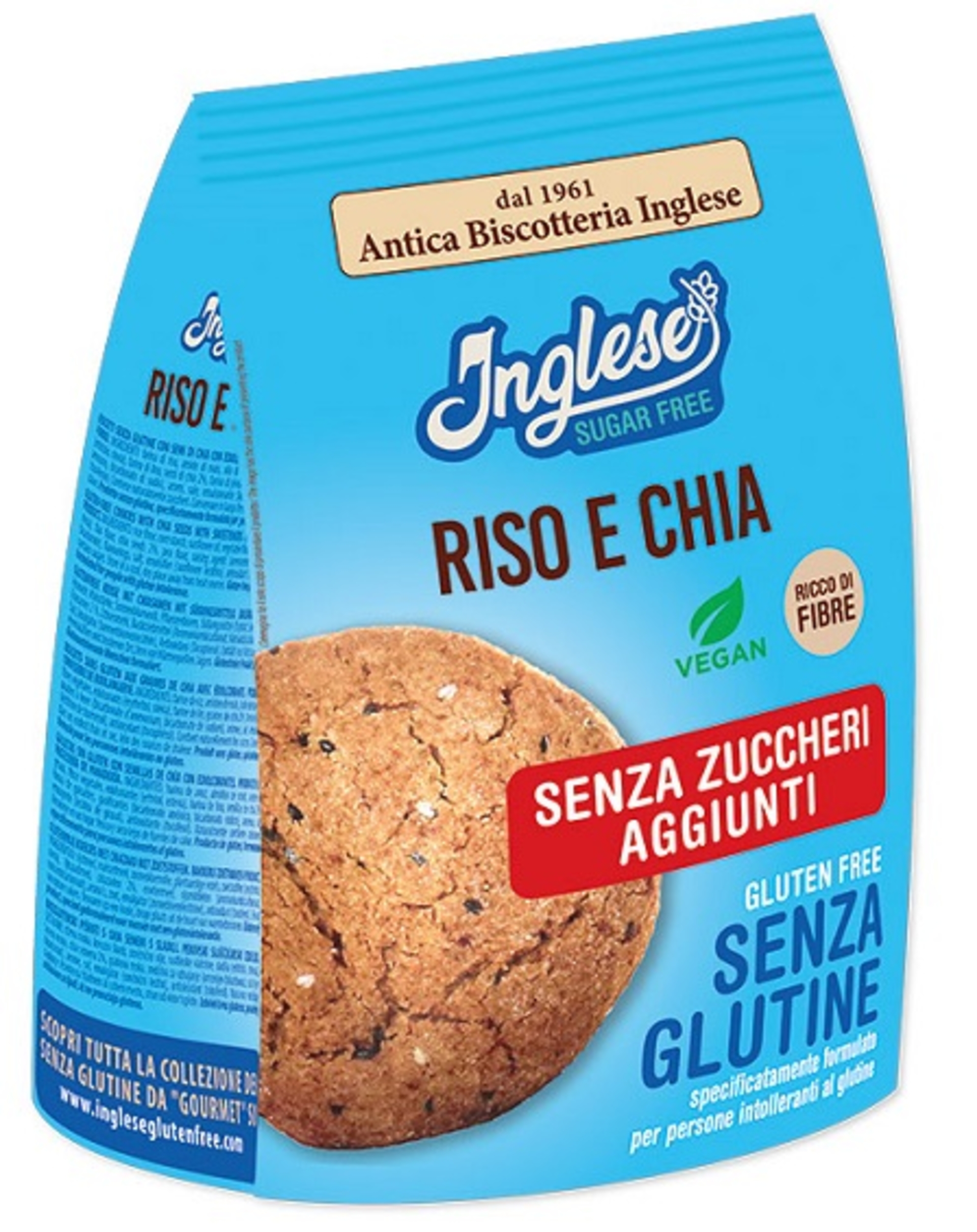INGLESE BISCOTTI RISO CHIA S/Z