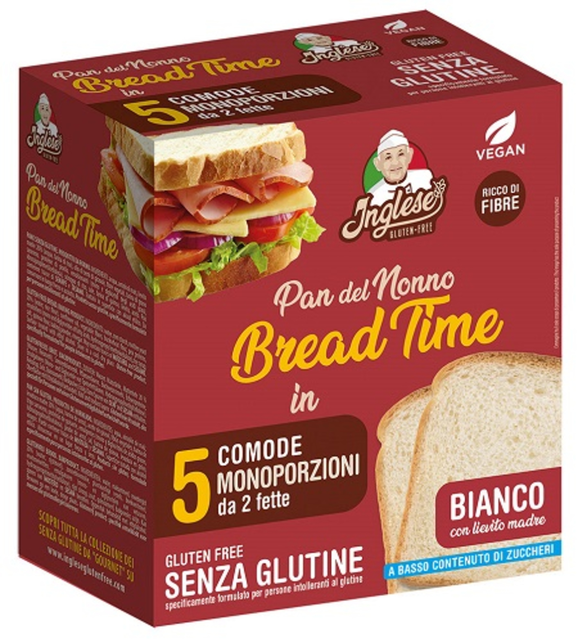INGLESE BREAD TIME BIANCO 2PZ