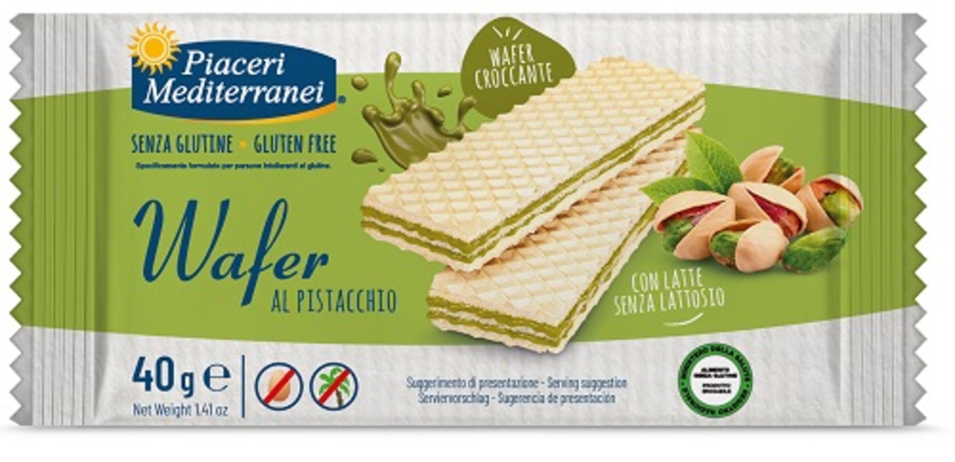 PIACERI MEDIT WAFER PISTAC 40G