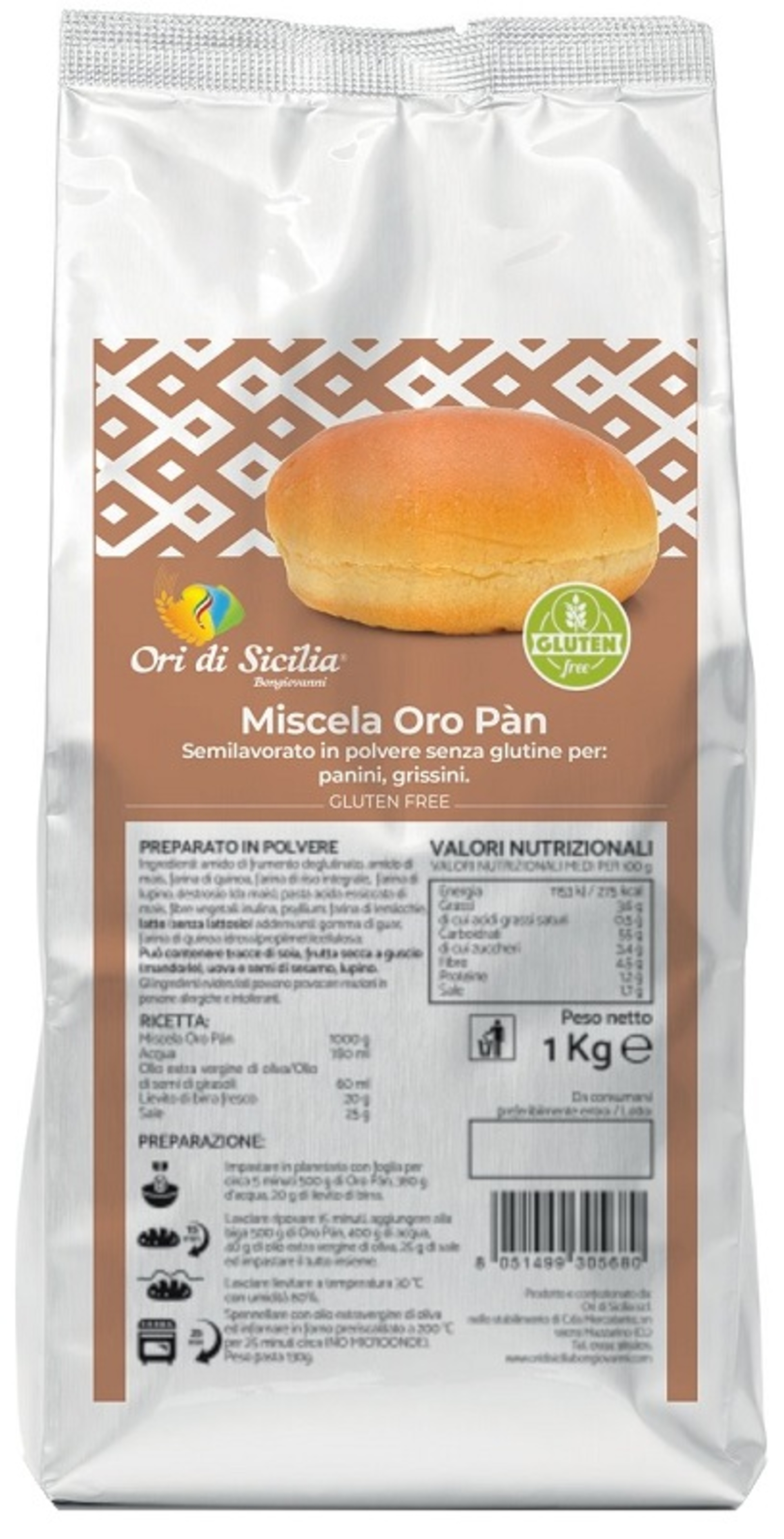 ORI DI SICILIA MIX ORO PAN 1KG