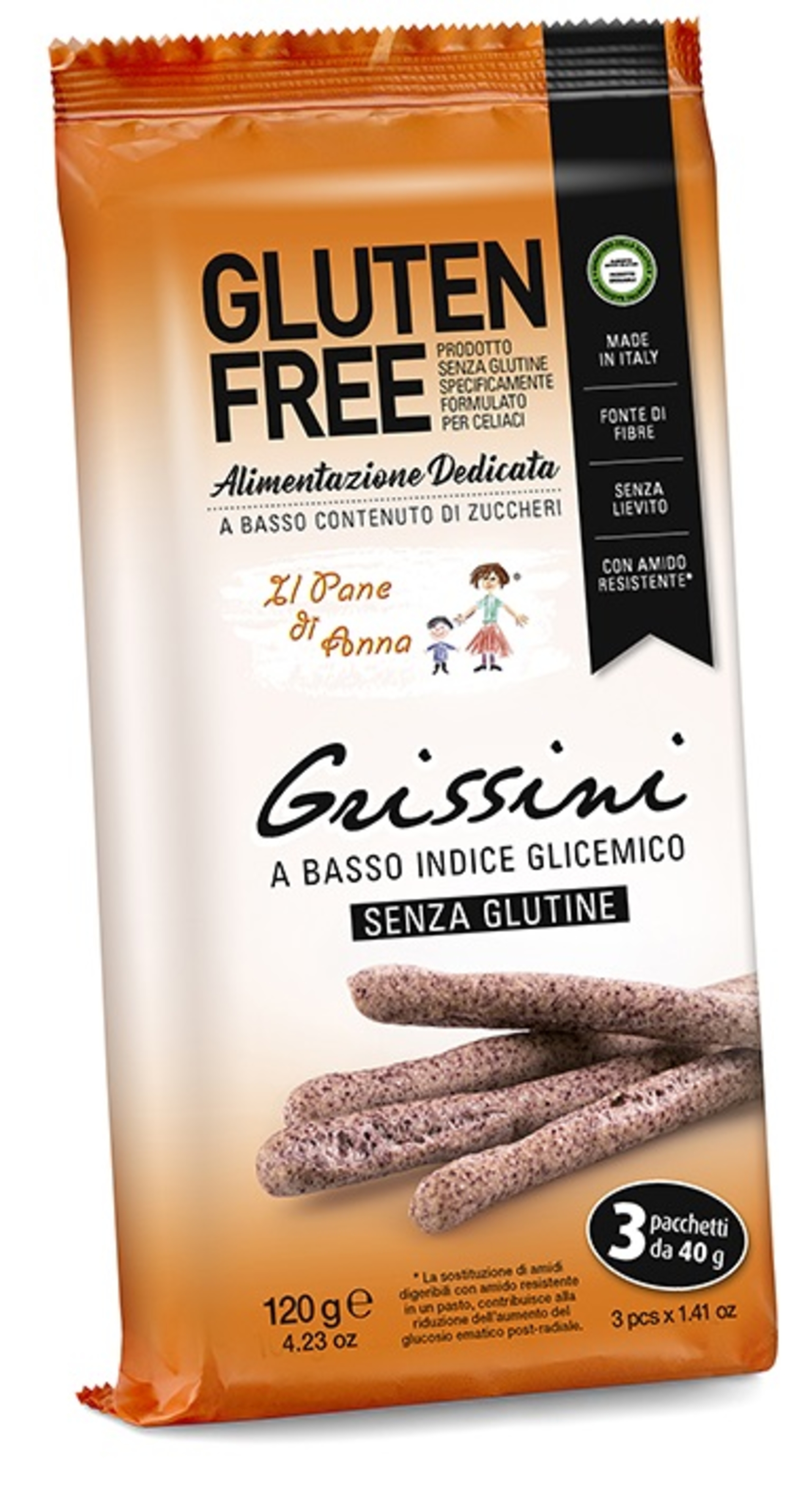 PANE ANNA GRISSINI BASSO IND G