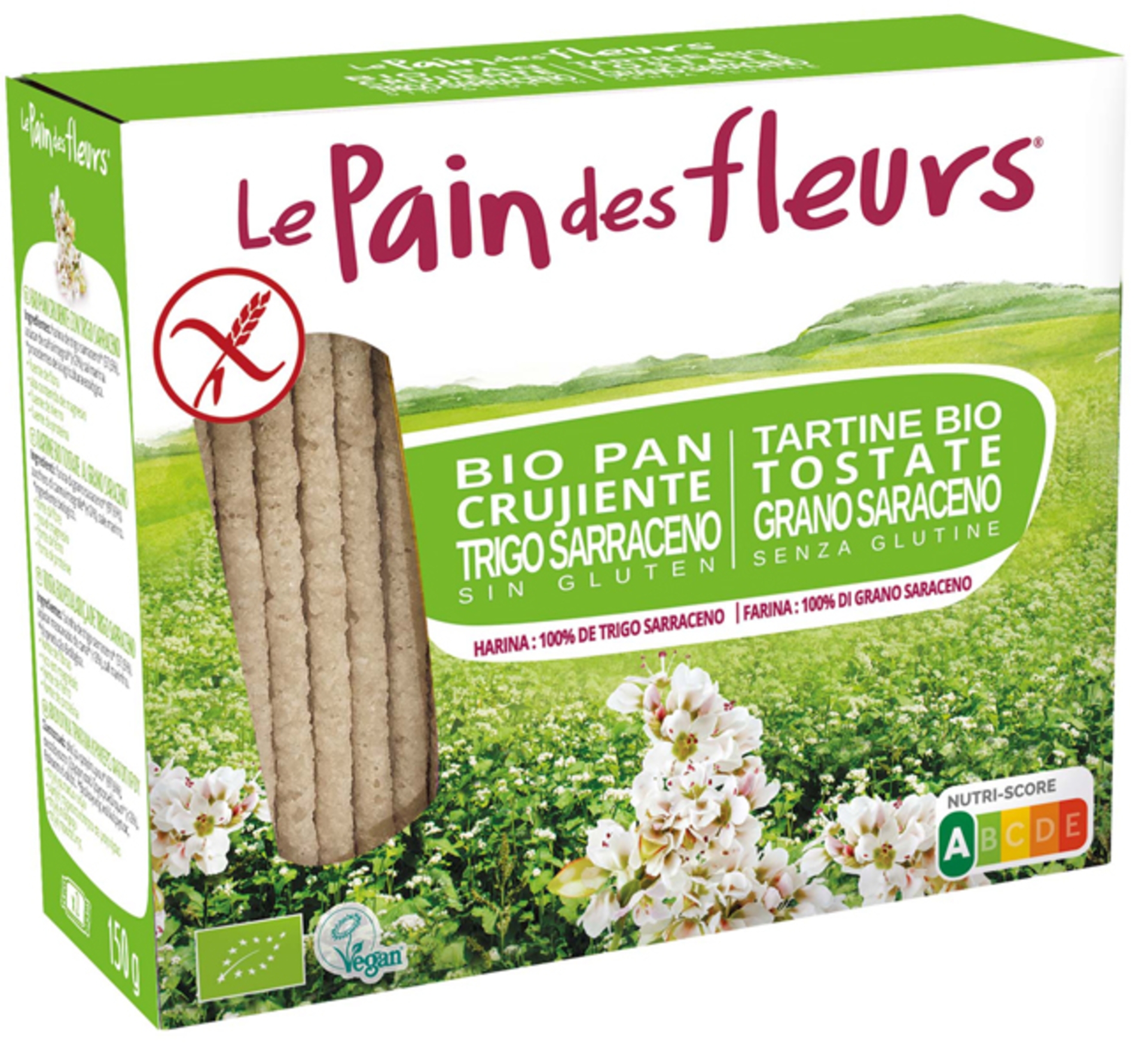 PAIN FLEURS TART TOST SARA150G