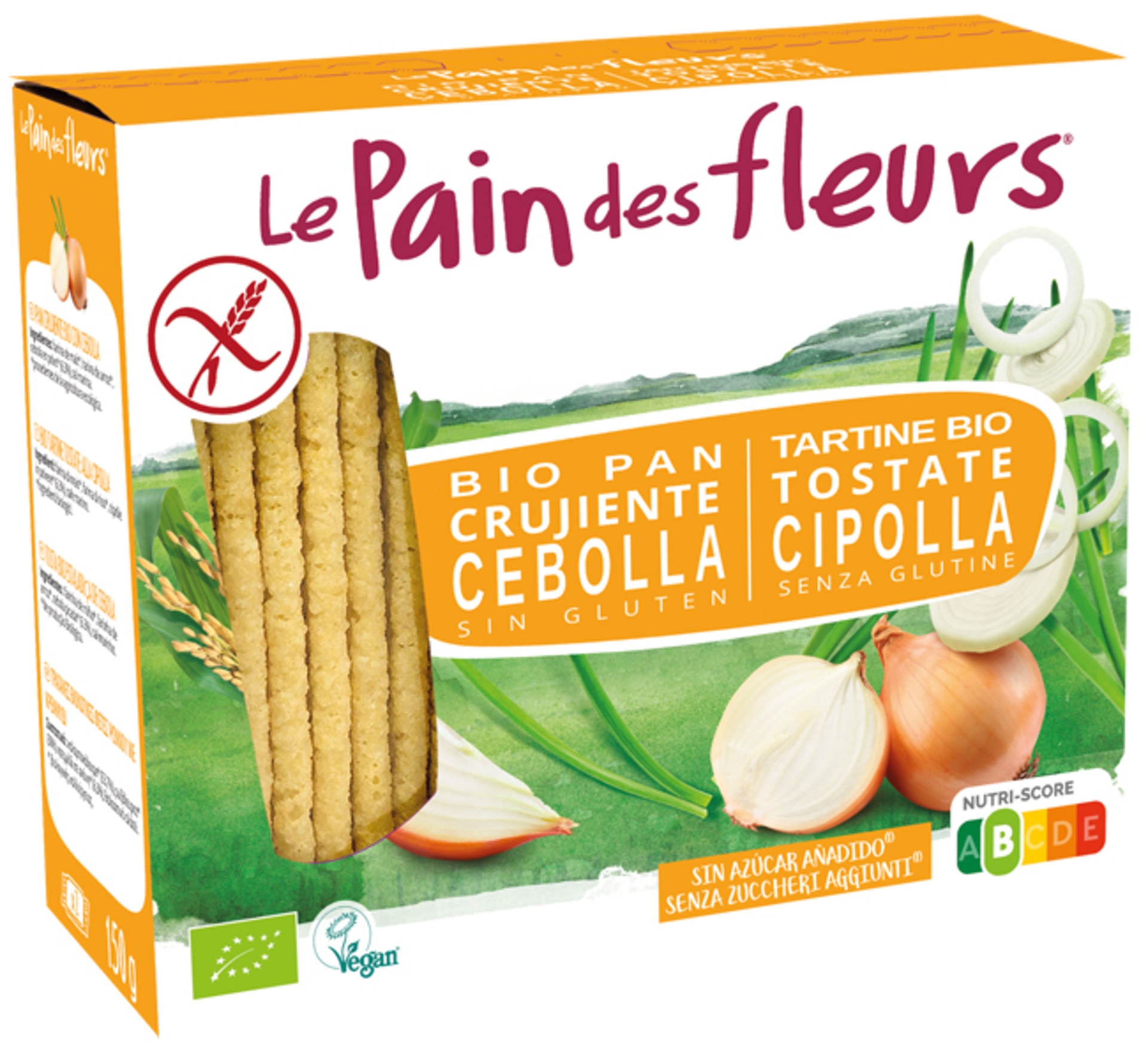 PAIN FLEURS TART TOST CIPOLLA