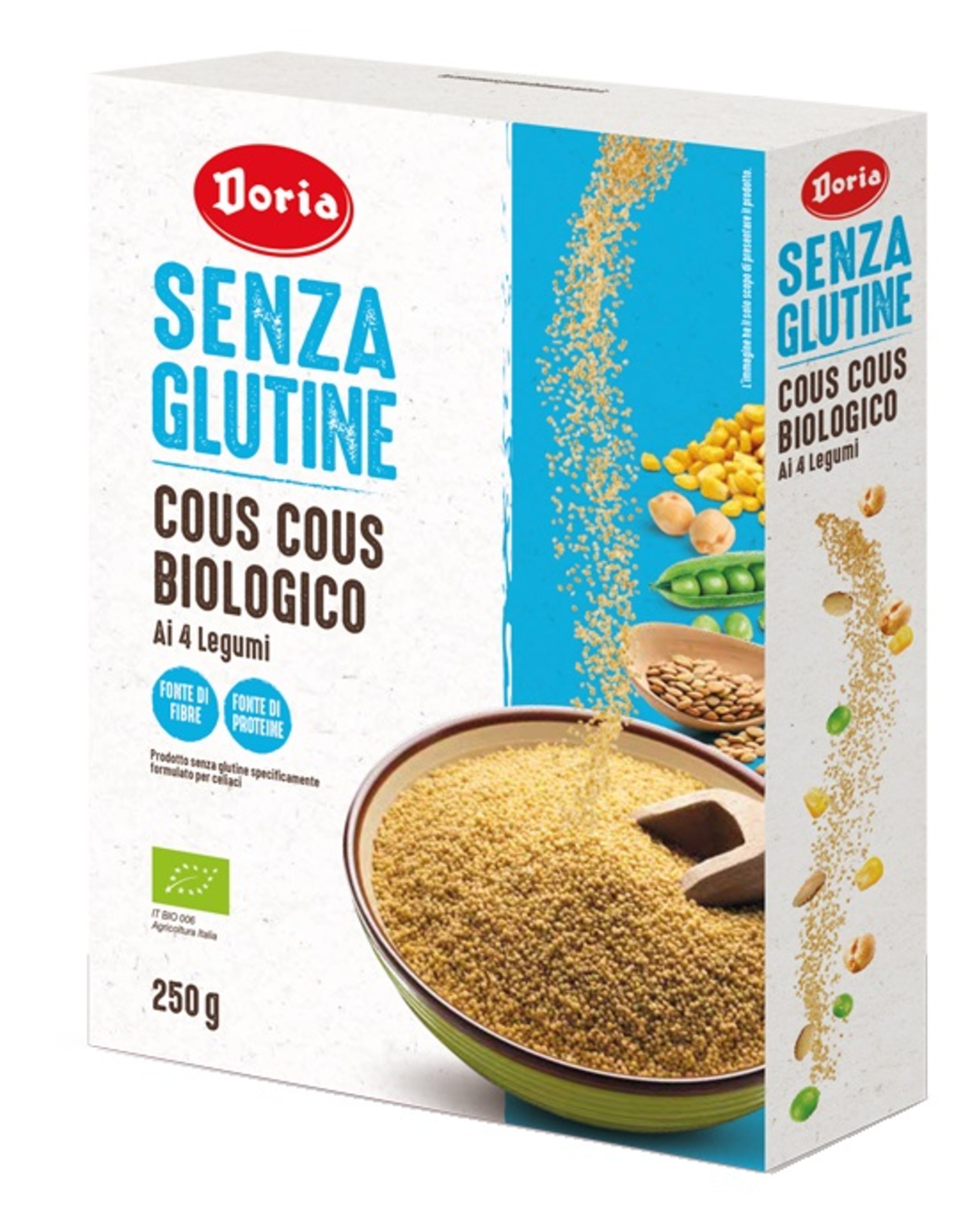 DORIA COUS COUS BIO 4 LEGUMI