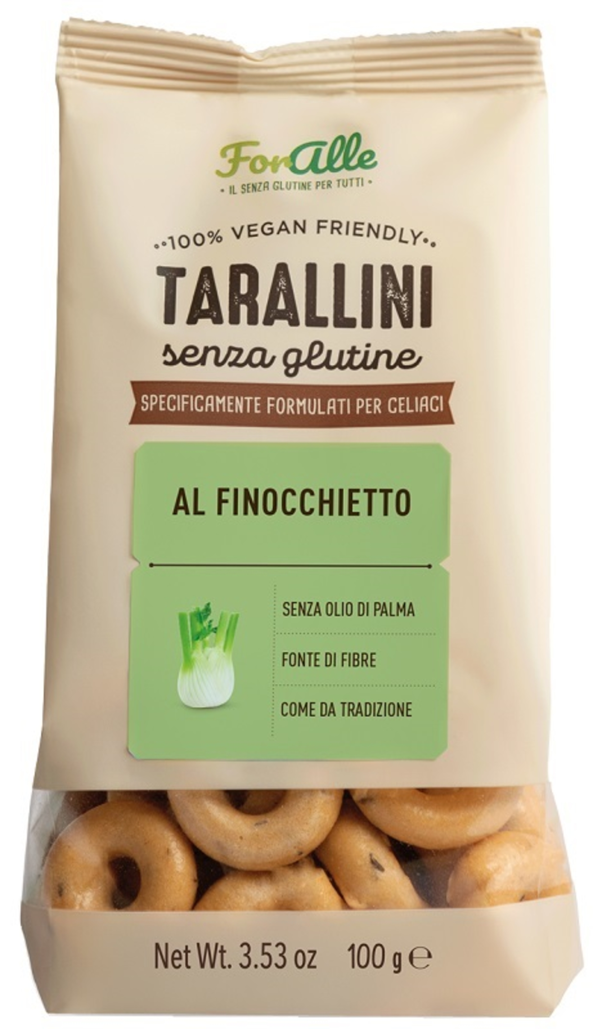 FORALLE TARALLINI FINOCCH 100G