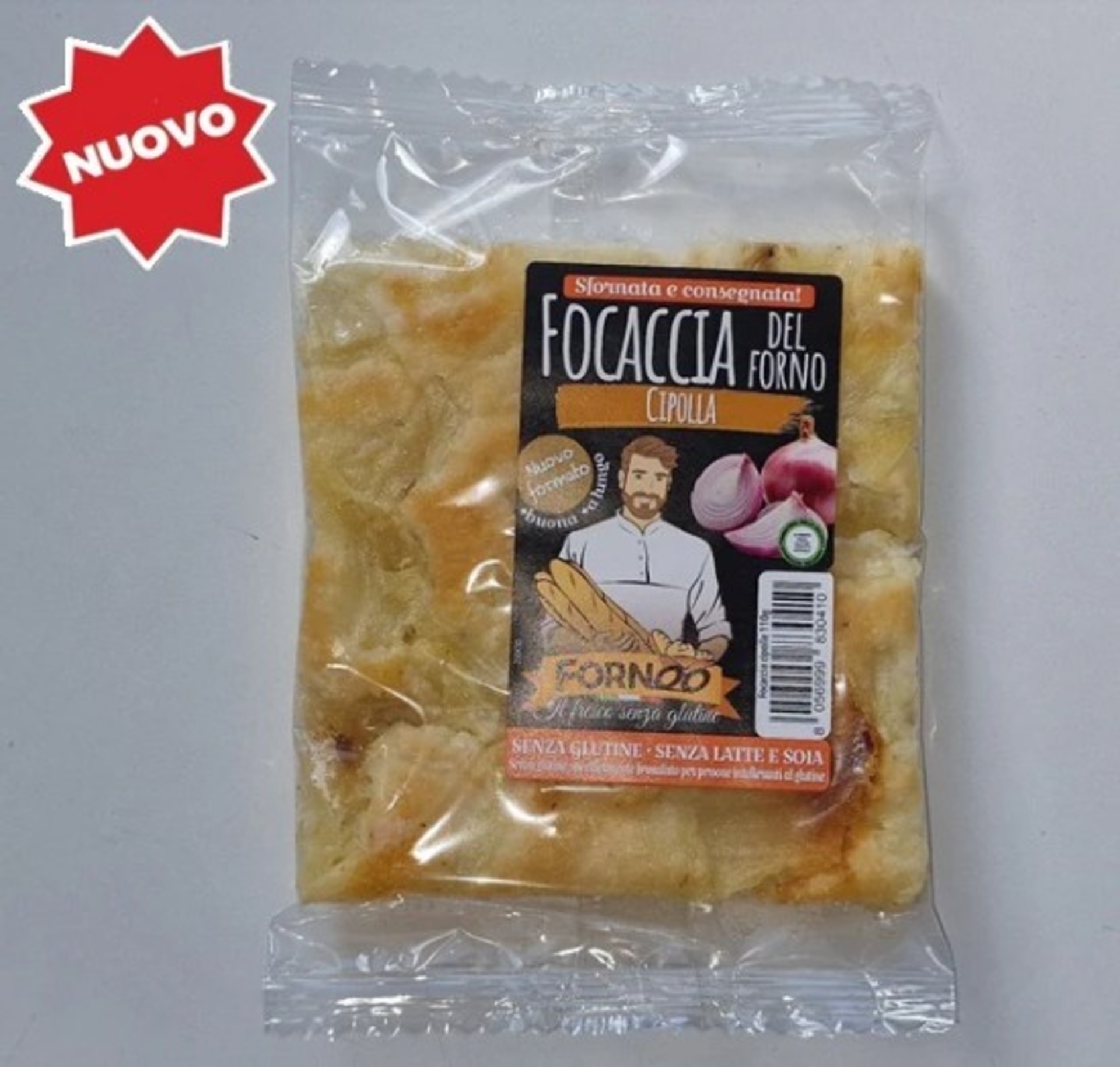 FOCACCIA DEL FORNO CIPOLLA110G