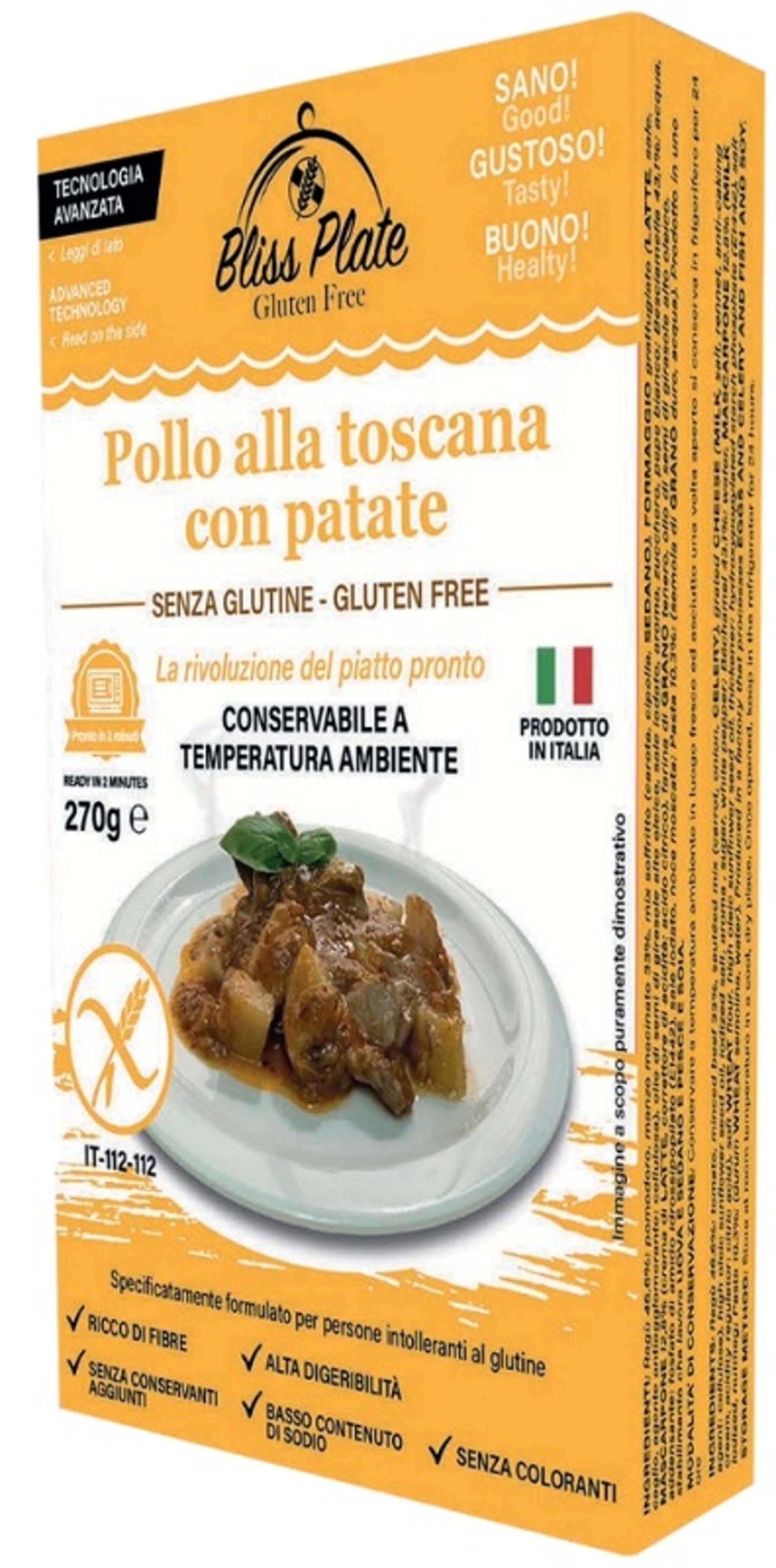 BLISS PLATE POLLO TOSCANA PAT