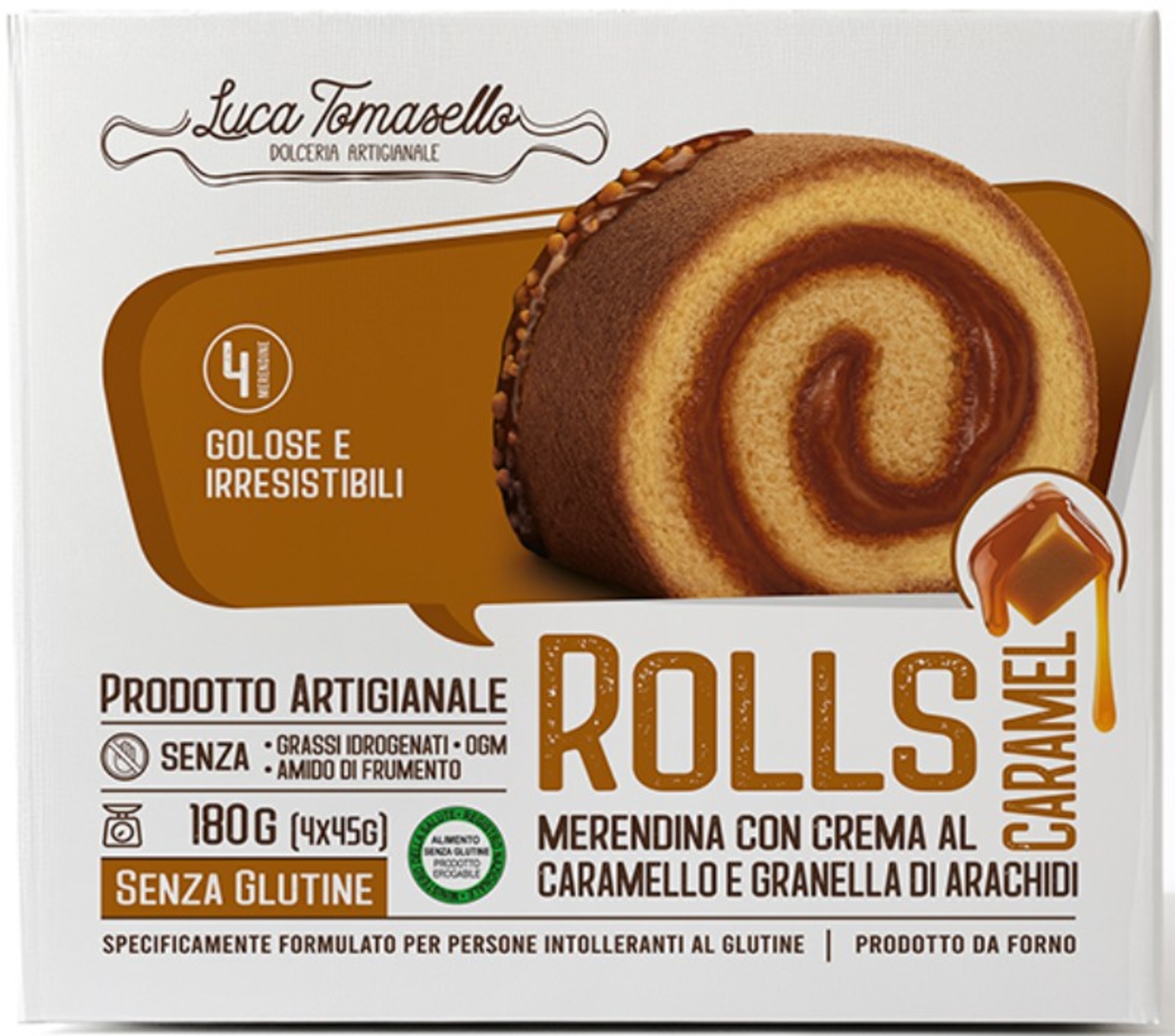 ROLLS CARAMEL 180G